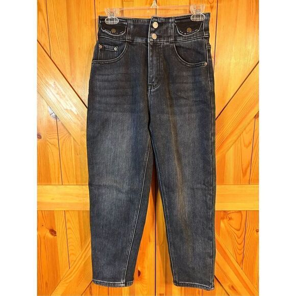 Misaz Jeans black high rise measures 24” (4595) Read - Picture 1 of 6